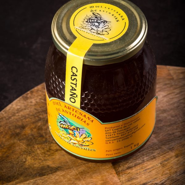 Presentación de la miel asturiana de Castaño de La Vizcaína